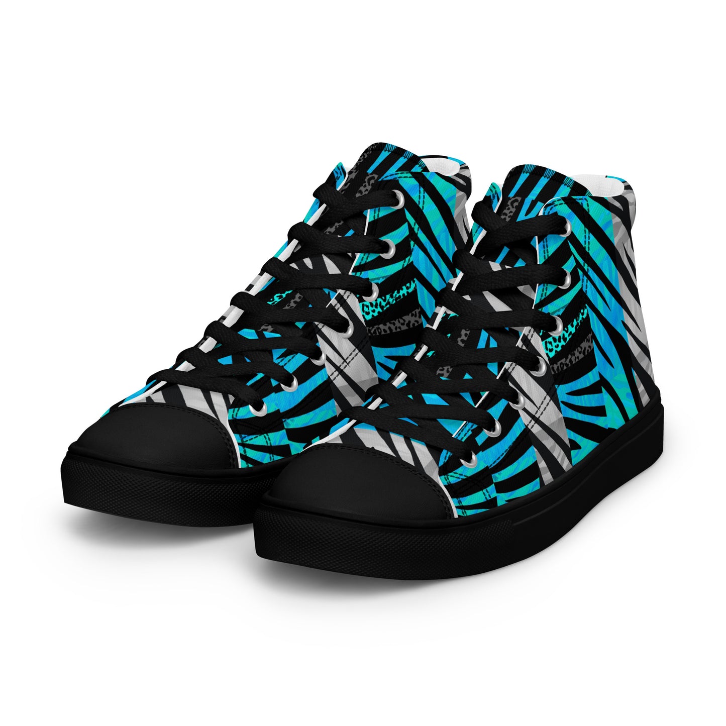 Ladies High Top Canvas Shoes Salty Tiger