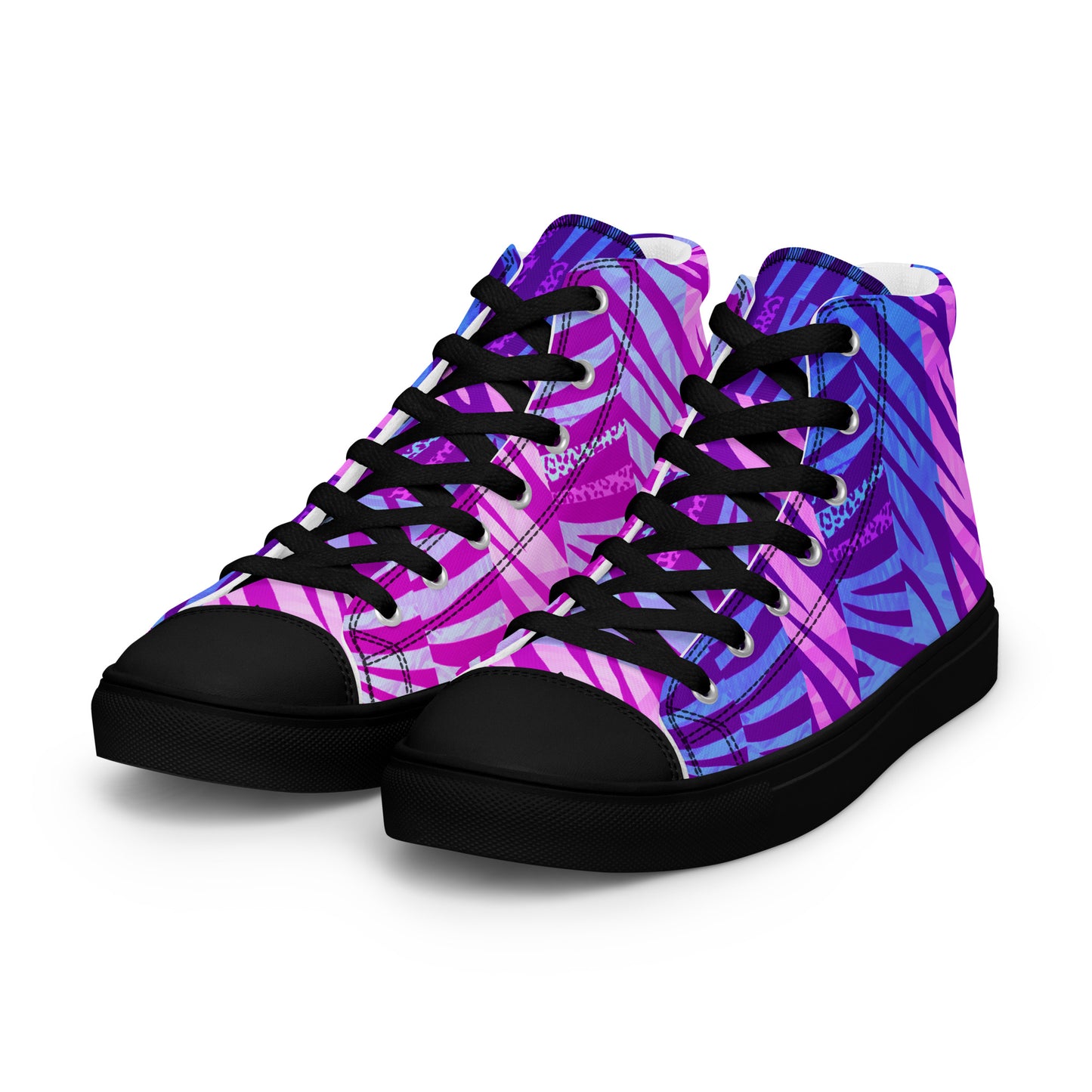 Ladies High Top Canvas Shoes Moon Tiger