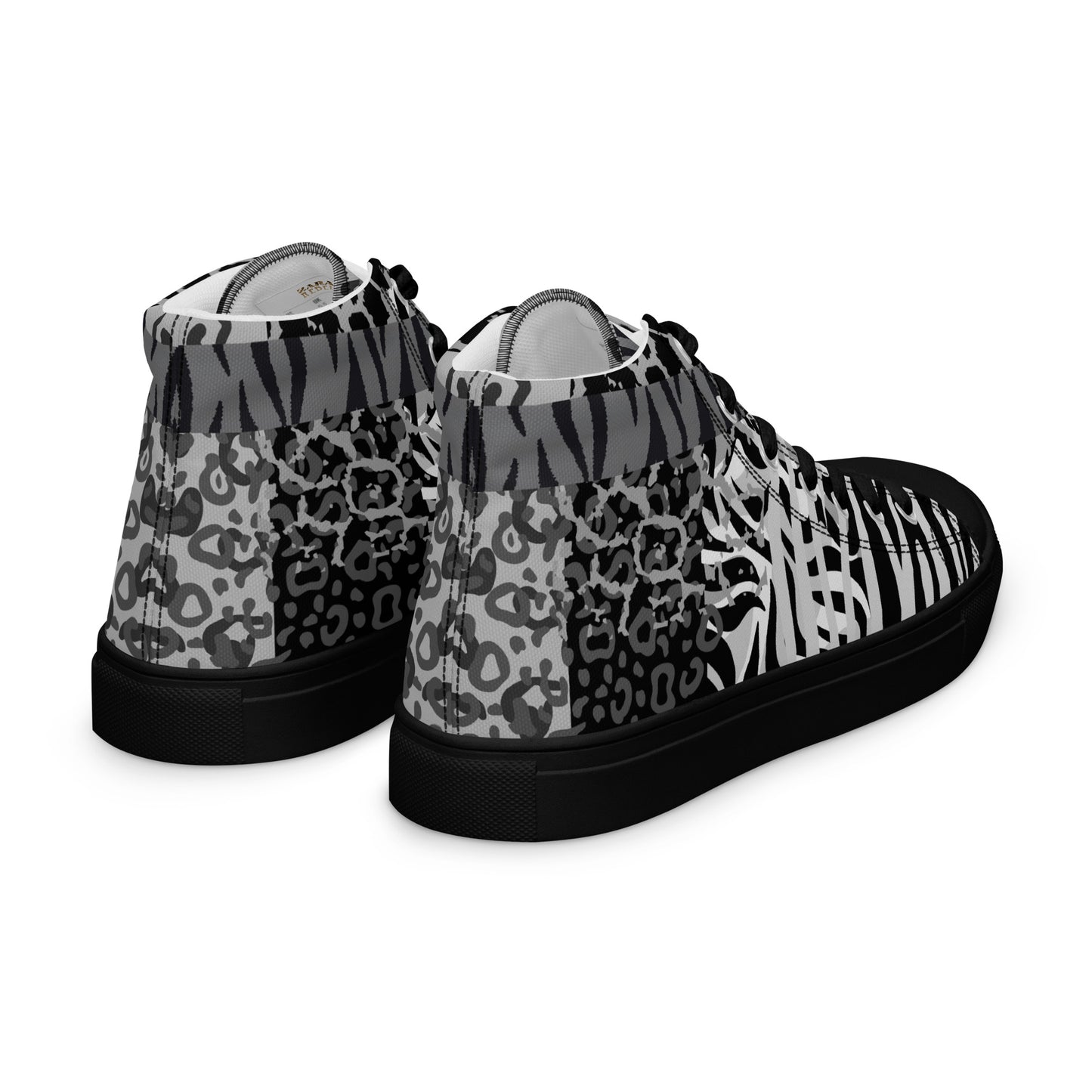 Ladies High Top Canvas Shoes Ice Tiger