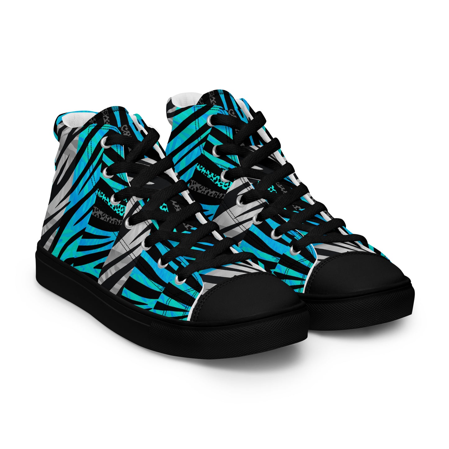 Ladies High Top Canvas Shoes Salty Tiger