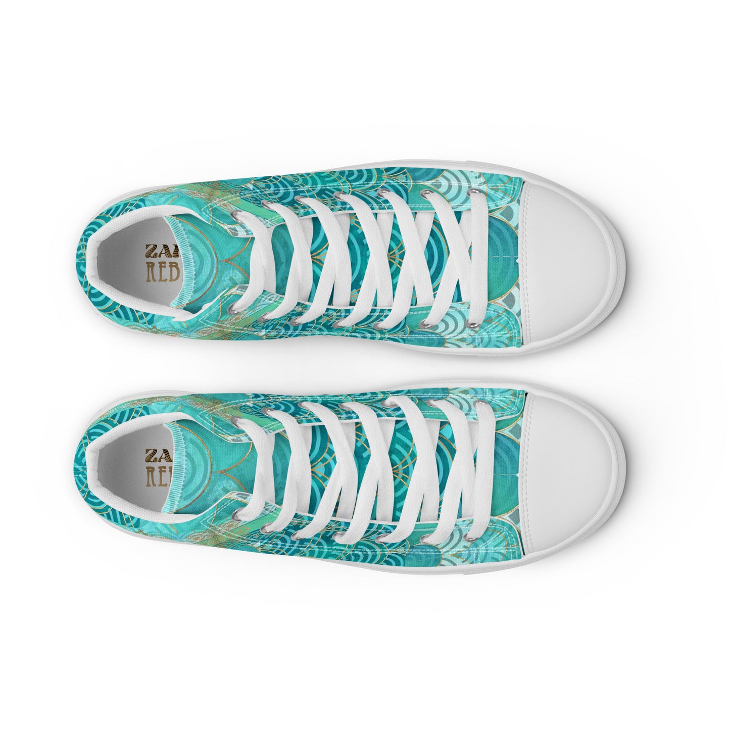 Ladies High Top Canvas Shoes Mermaid Asia