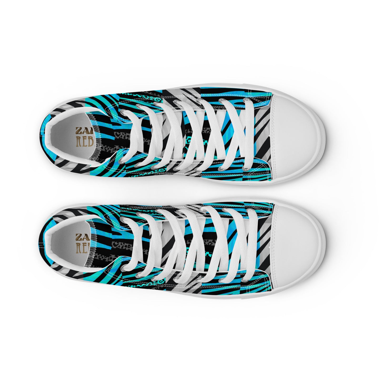 Ladies High Top Canvas Shoes Salty Tiger