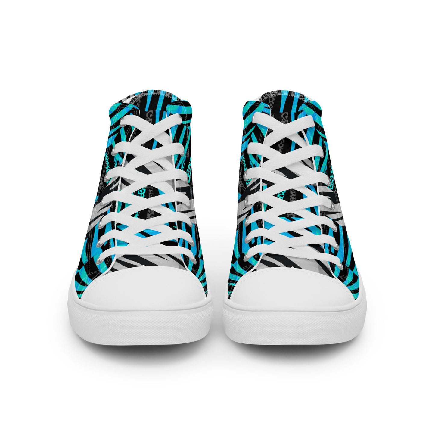 Ladies High Top Canvas Shoes Salty Tiger