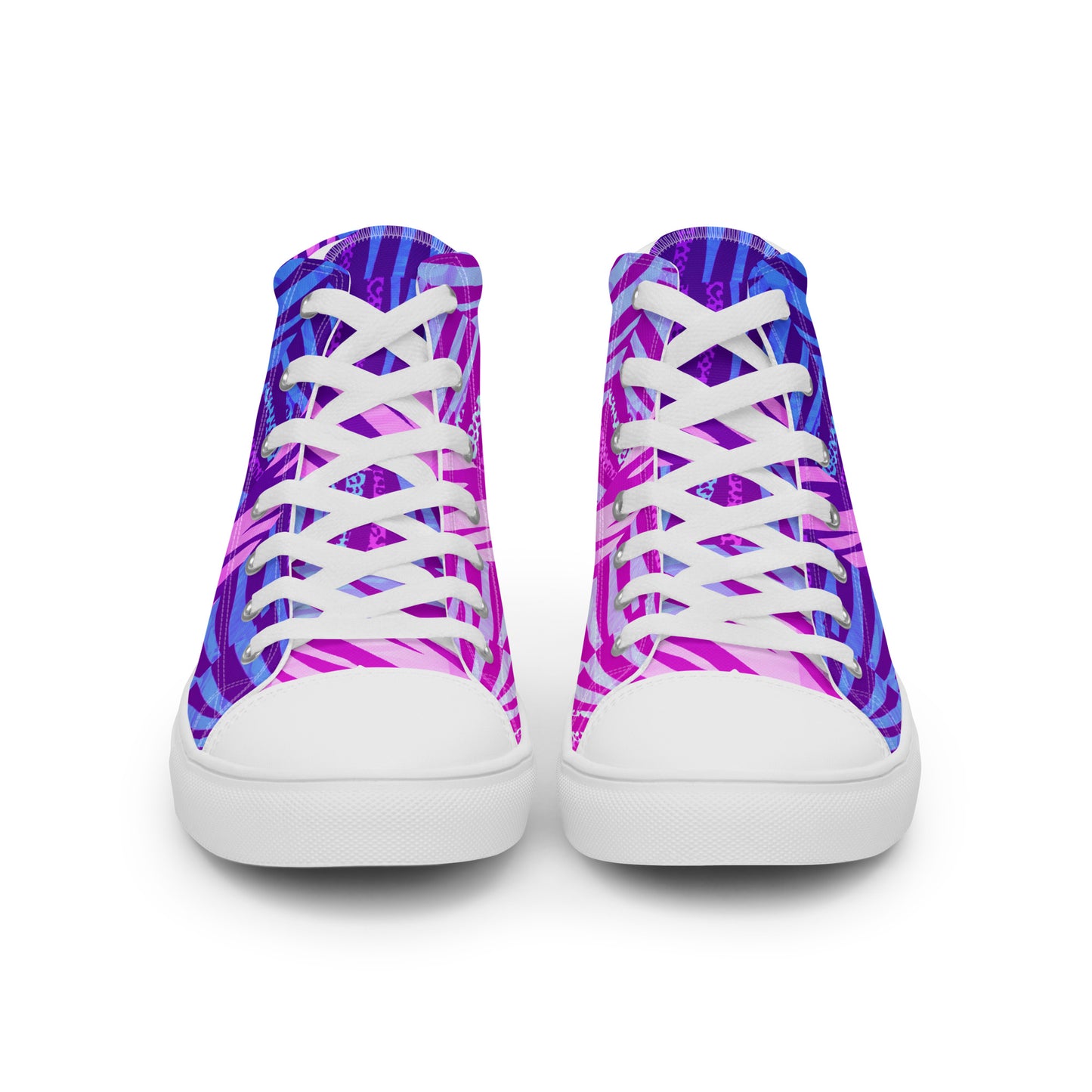 Ladies High Top Canvas Shoes Moon Tiger