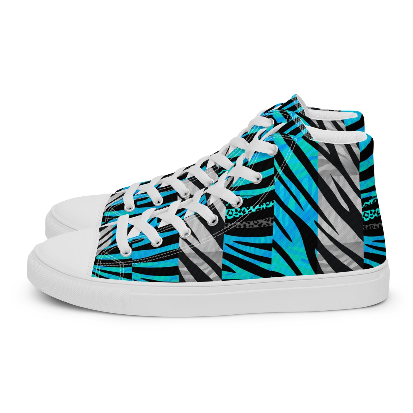 Ladies High Top Canvas Shoes Salty Tiger