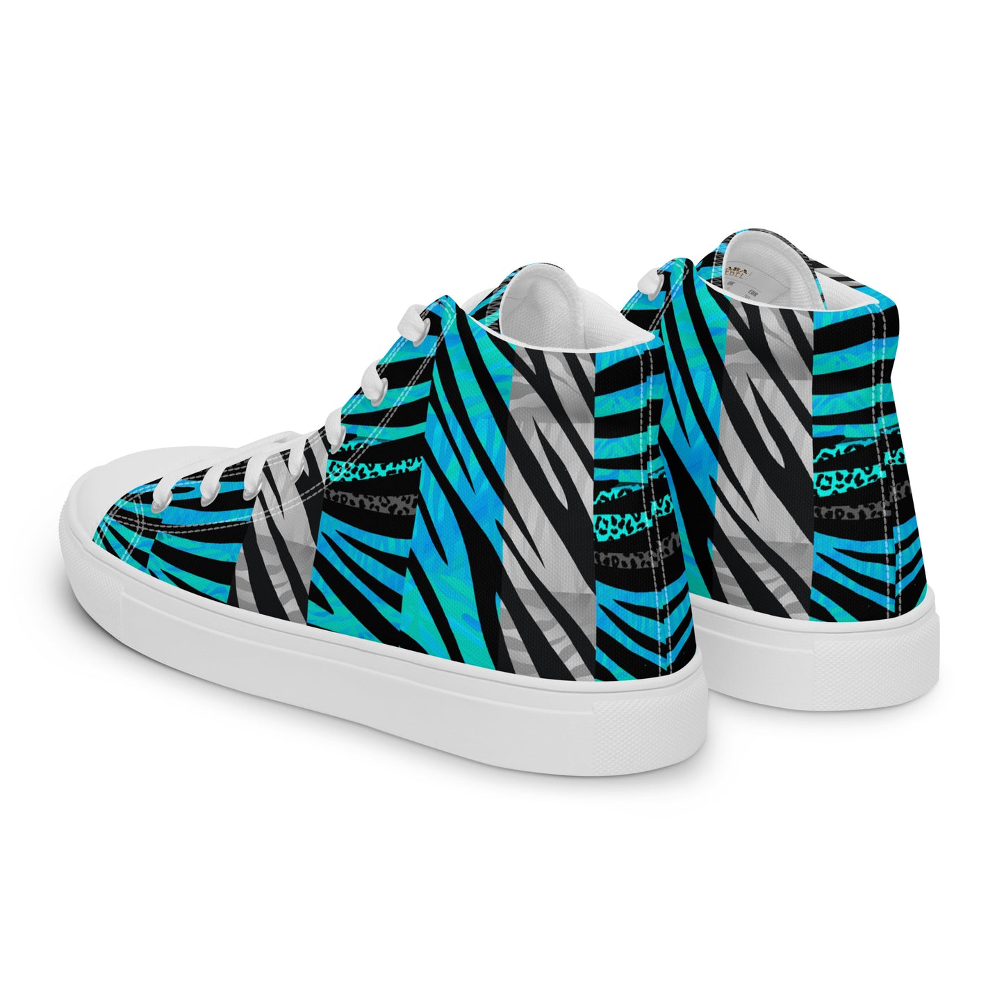 Ladies High Top Canvas Shoes Salty Tiger