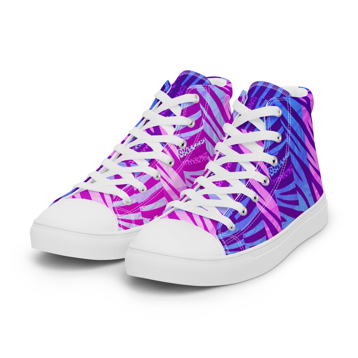 Ladies High Top Canvas Shoes Moon Tiger