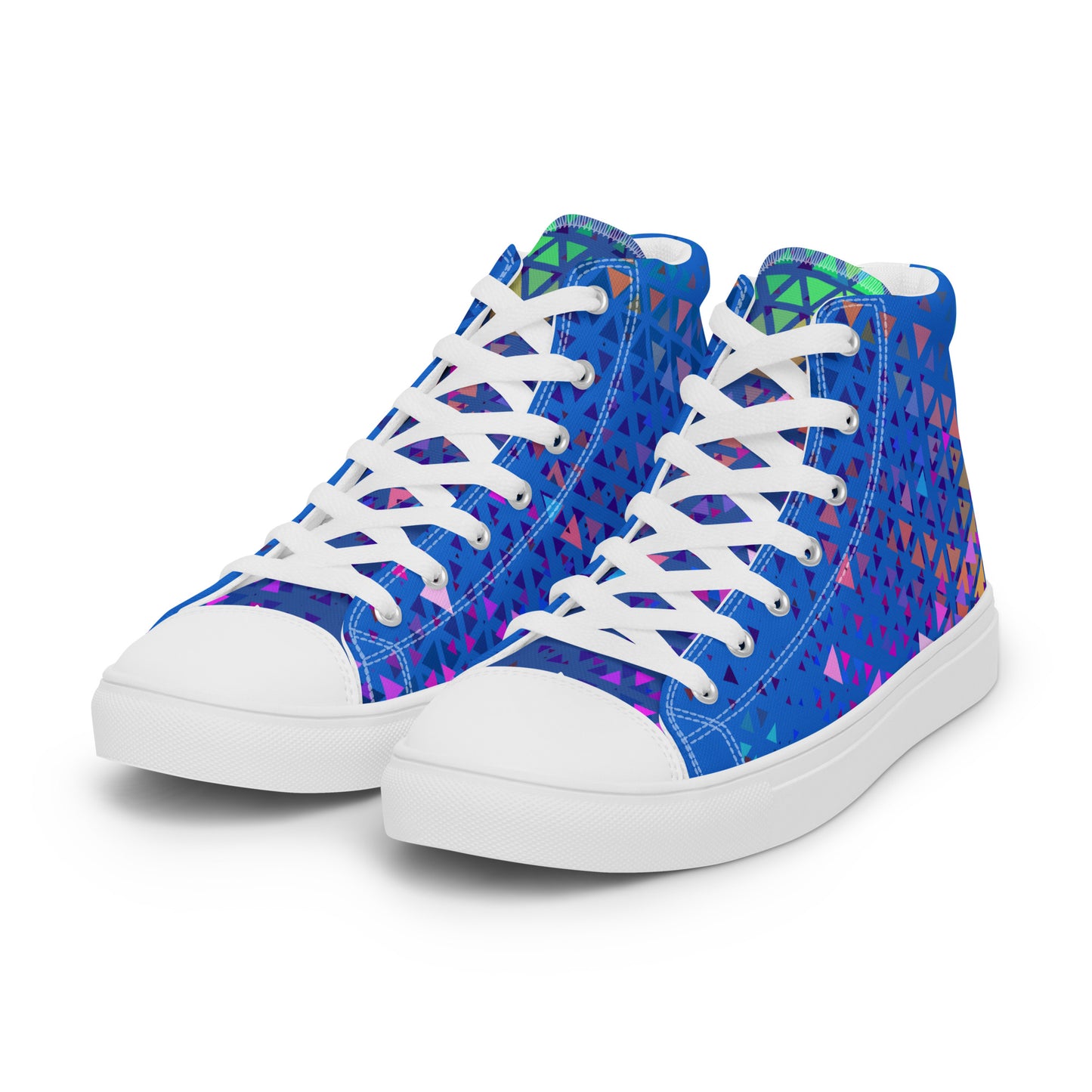 Ladies High Top Canvas Shoes Cyber Tech