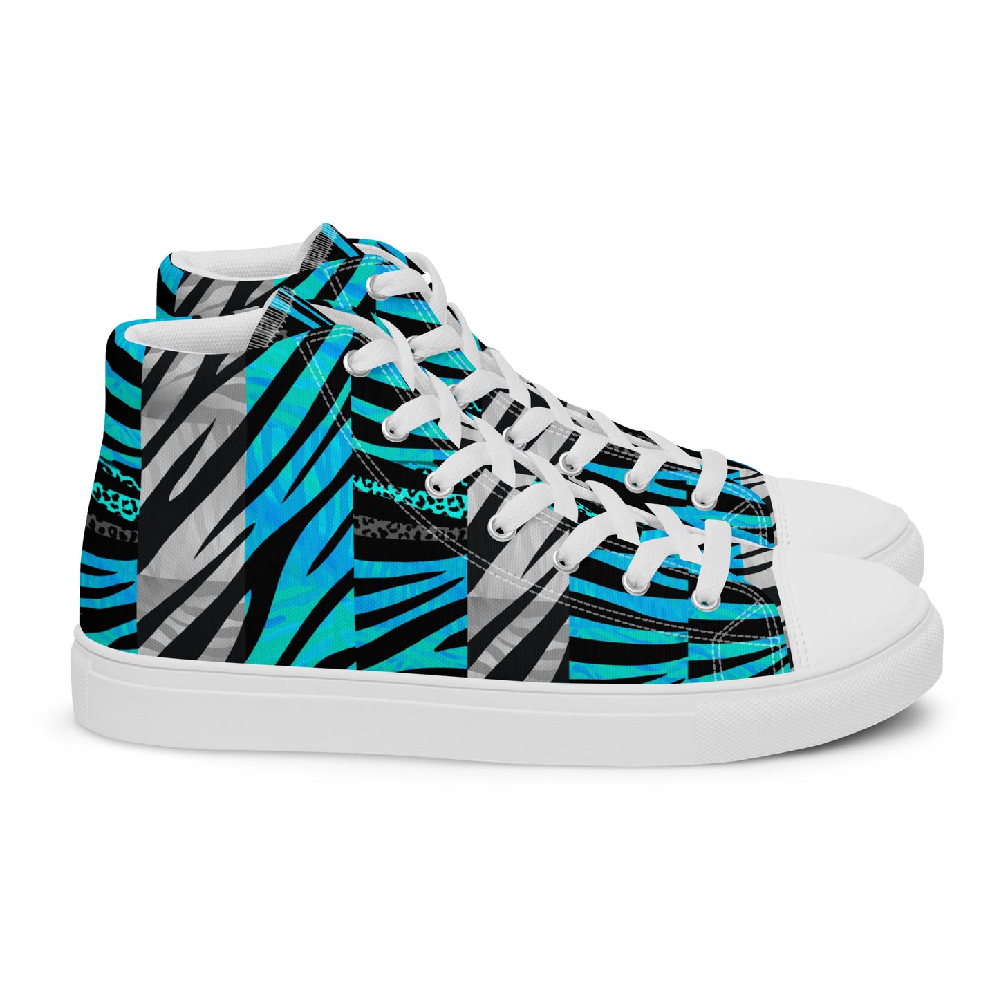 Ladies High Top Canvas Shoes Salty Tiger