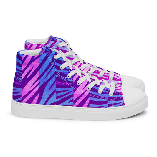 Ladies High Top Canvas Shoes Moon Tiger