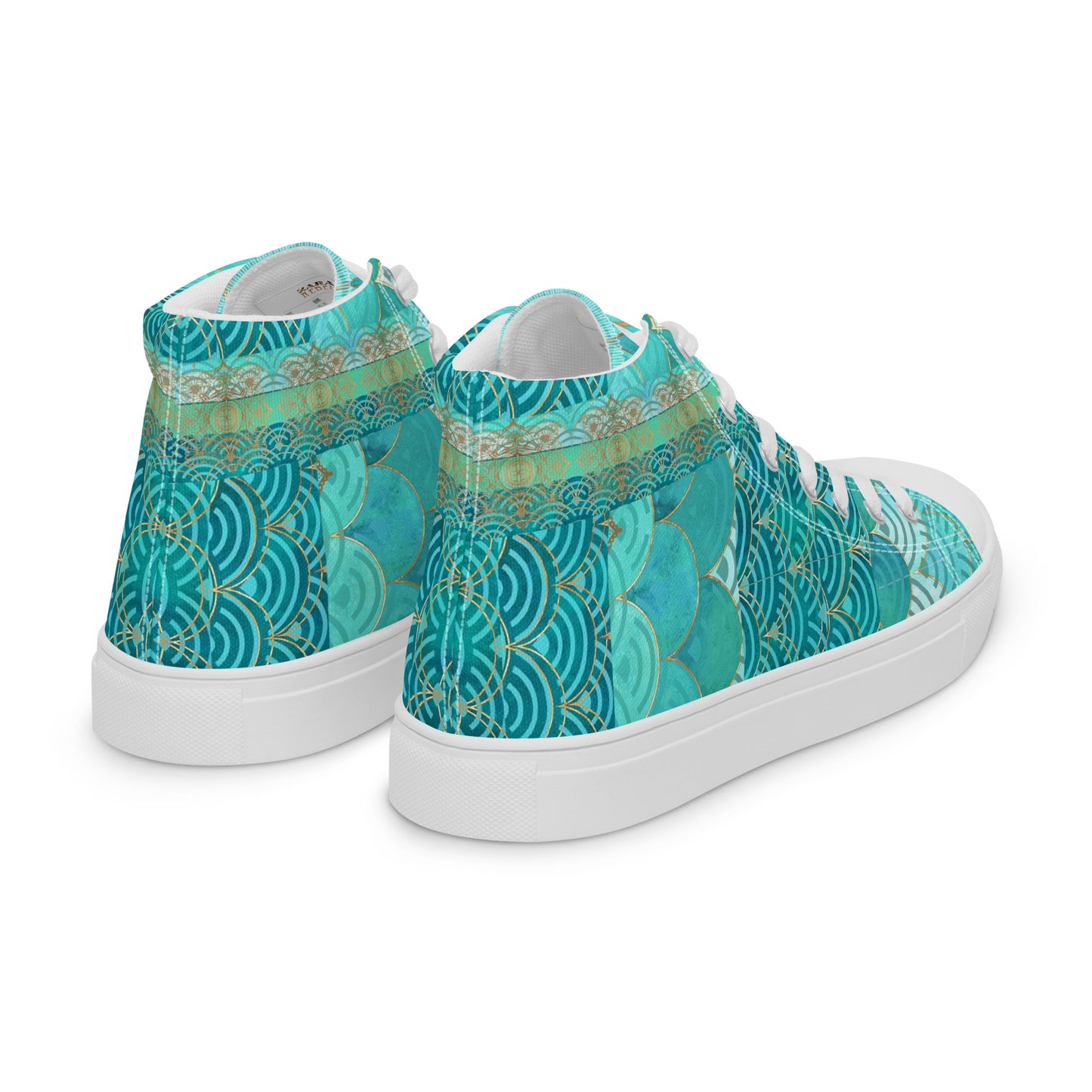 Ladies High Top Canvas Shoes Mermaid Asia