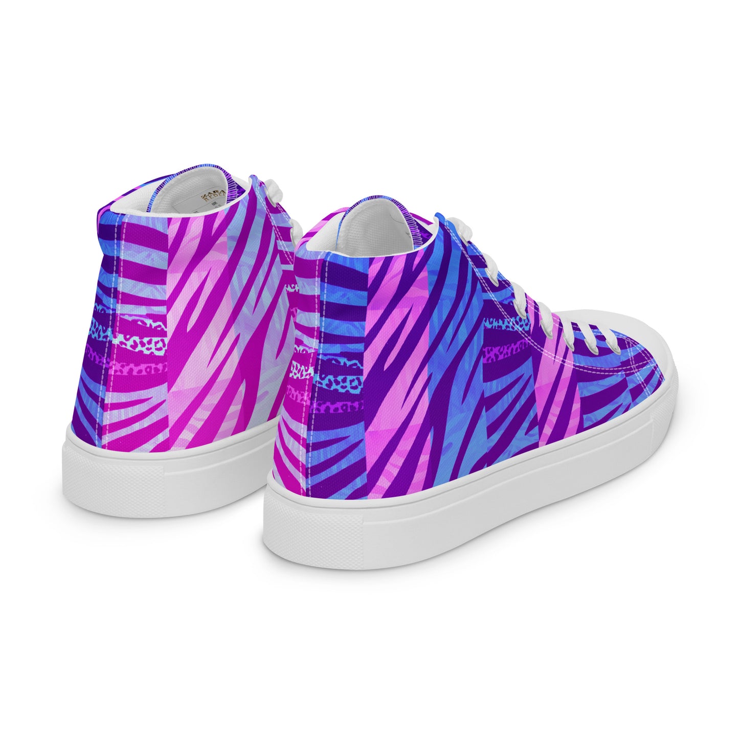 Ladies High Top Canvas Shoes Moon Tiger