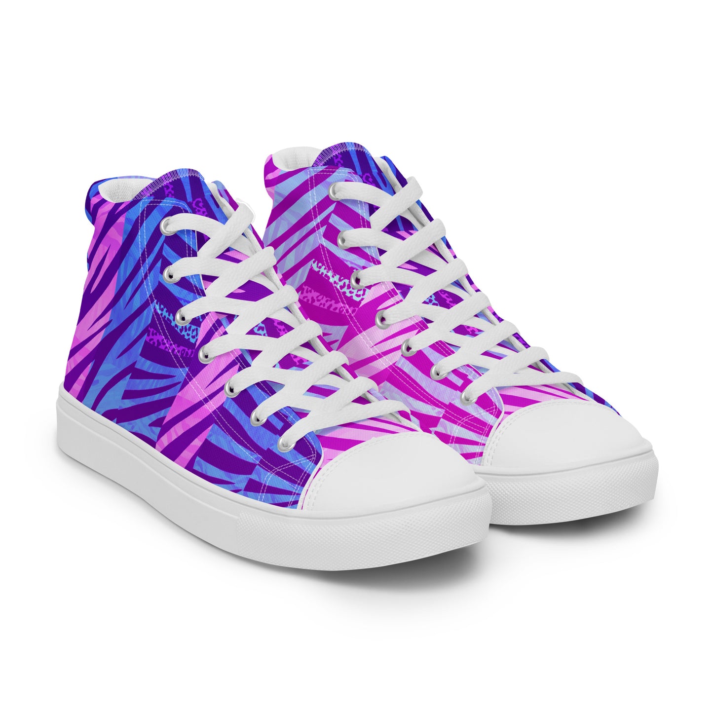 Ladies High Top Canvas Shoes Moon Tiger