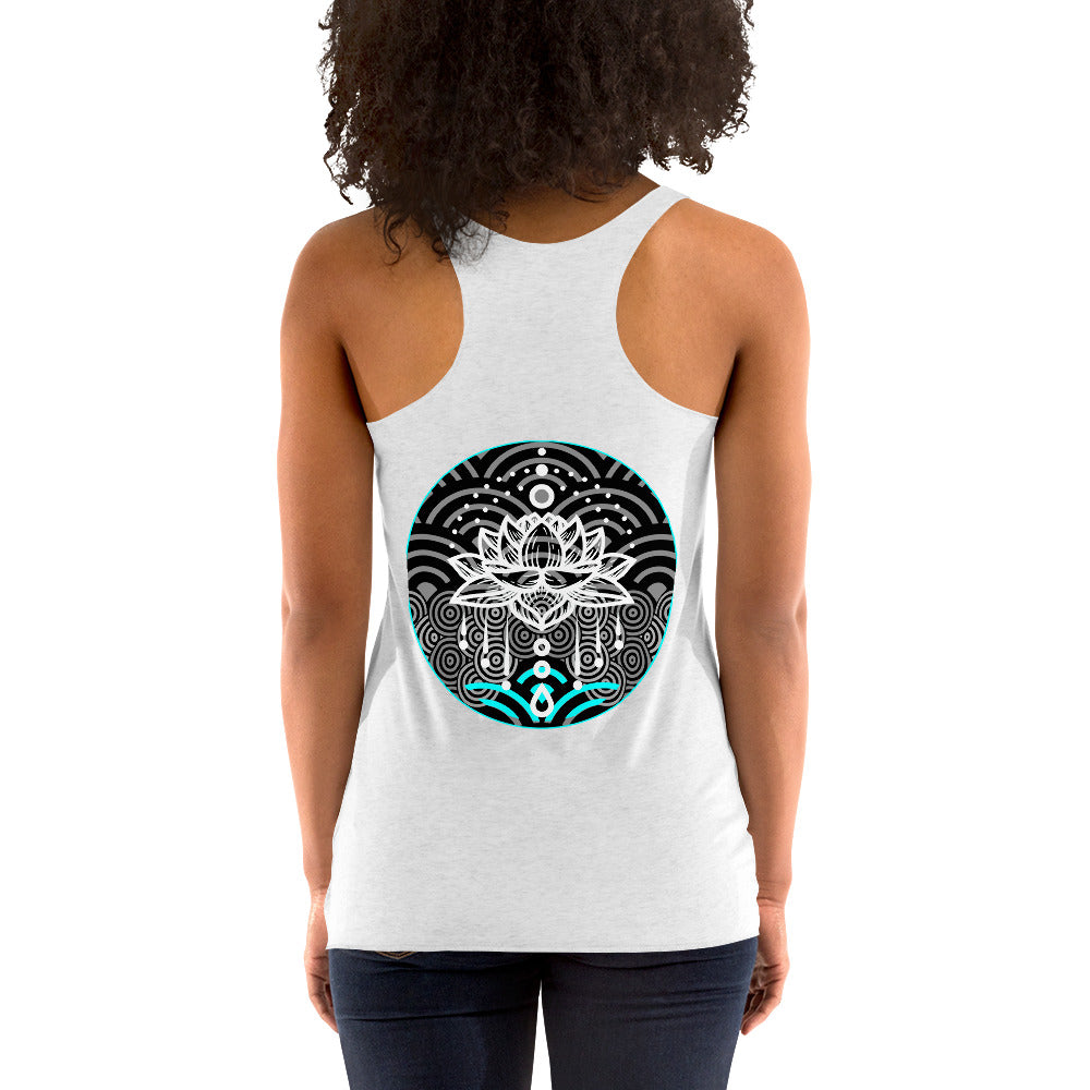 Mermaid Ebony Women's Racerback Tank