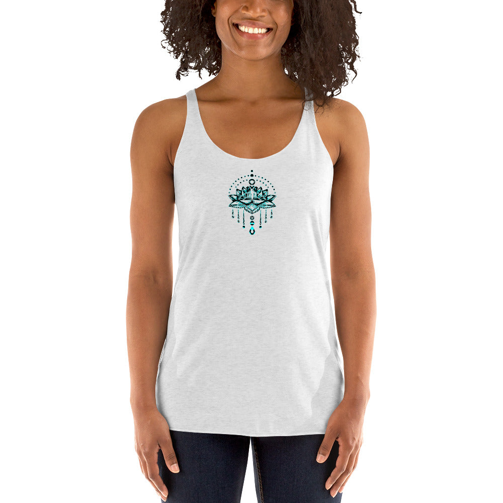 Mermaid Ebony Women's Racerback Tank