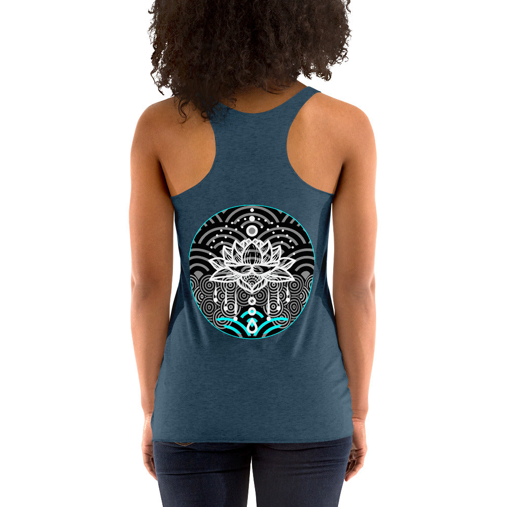 Mermaid Ebony Women's Racerback Tank