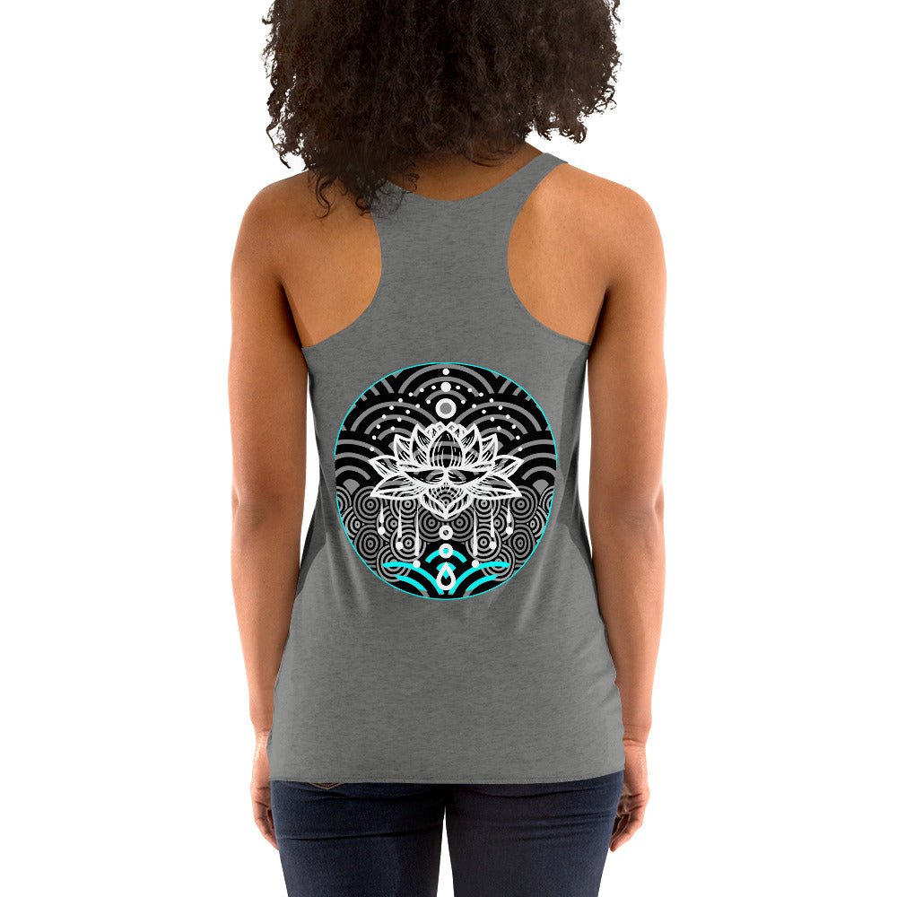 Mermaid Ebony Women's Racerback Tank