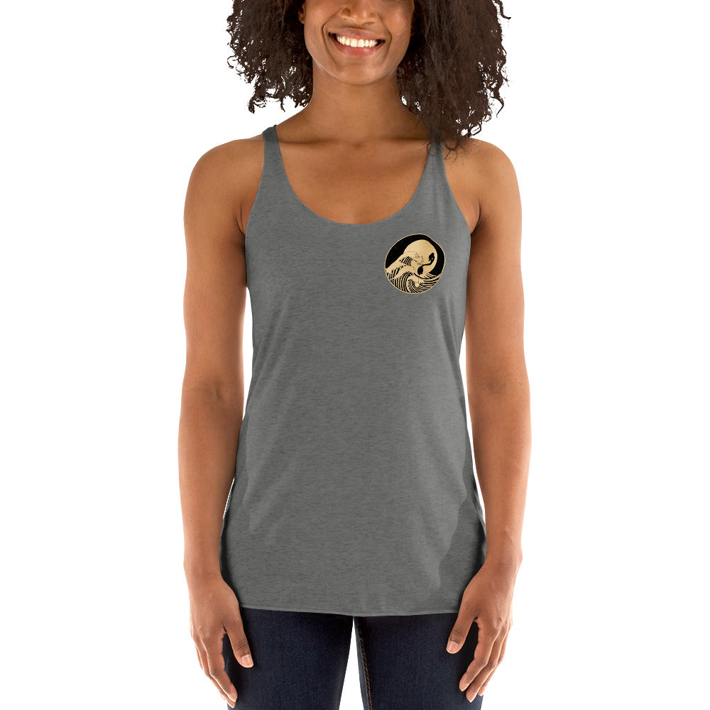 Mermaid Gold Surf Women's Racerback Tank