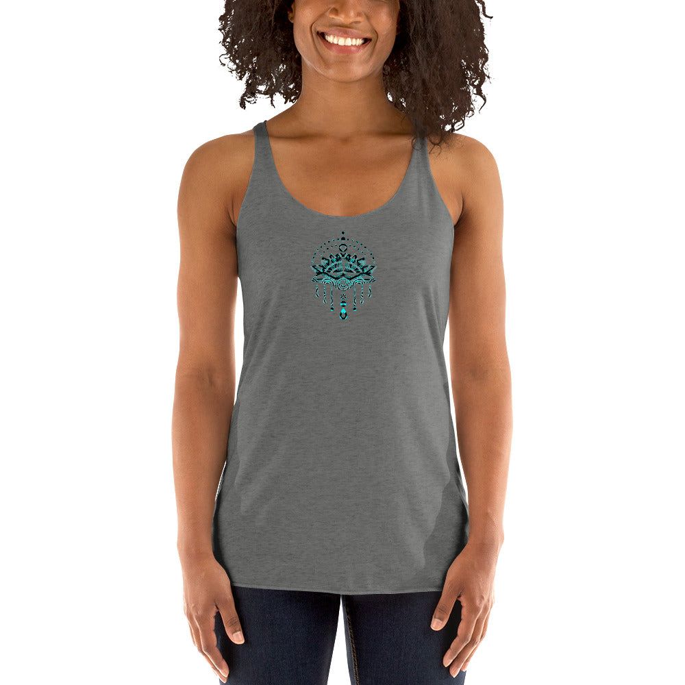 Mermaid Ebony Women's Racerback Tank