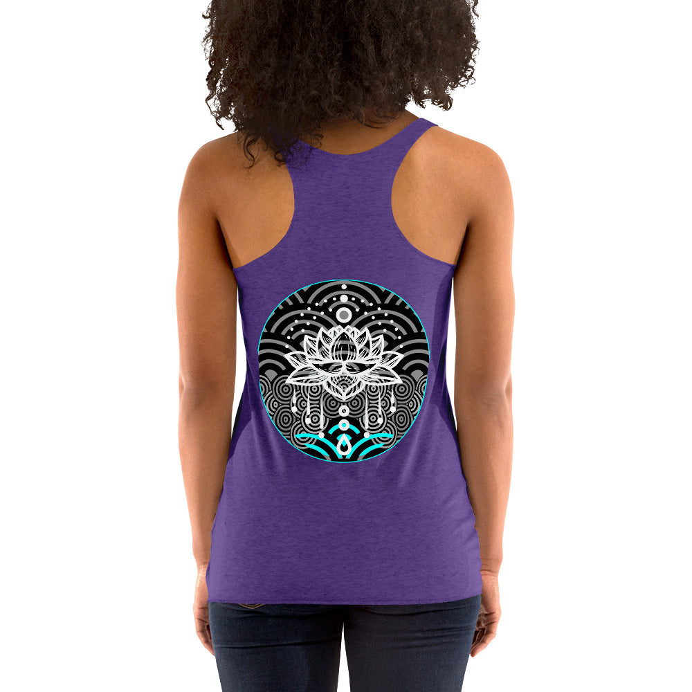 Mermaid Ebony Women's Racerback Tank