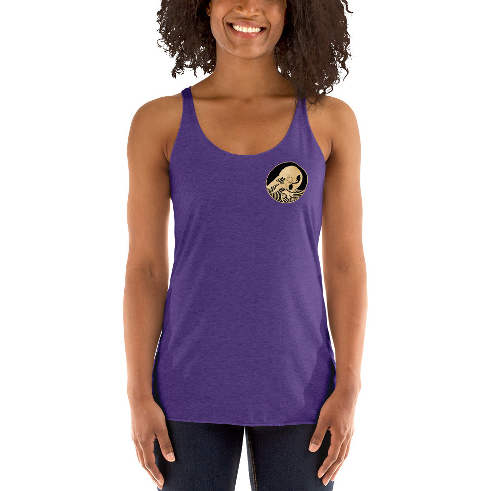 Mermaid Gold Surf Women's Racerback Tank