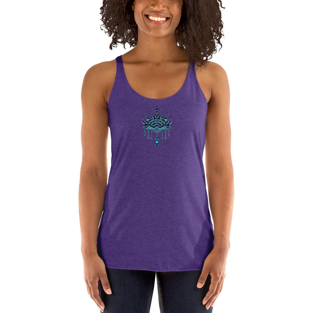 Mermaid Ebony Women's Racerback Tank