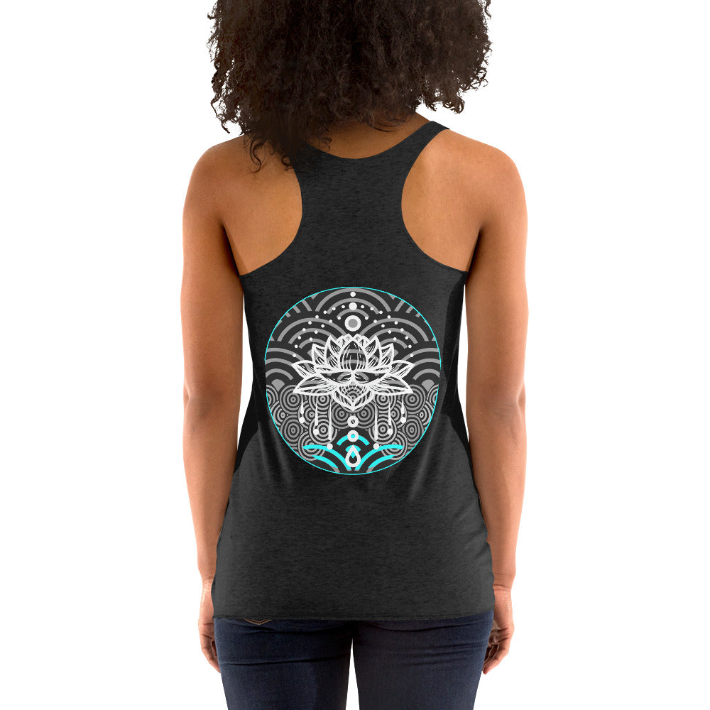 Mermaid Ebony Women's Racerback Tank