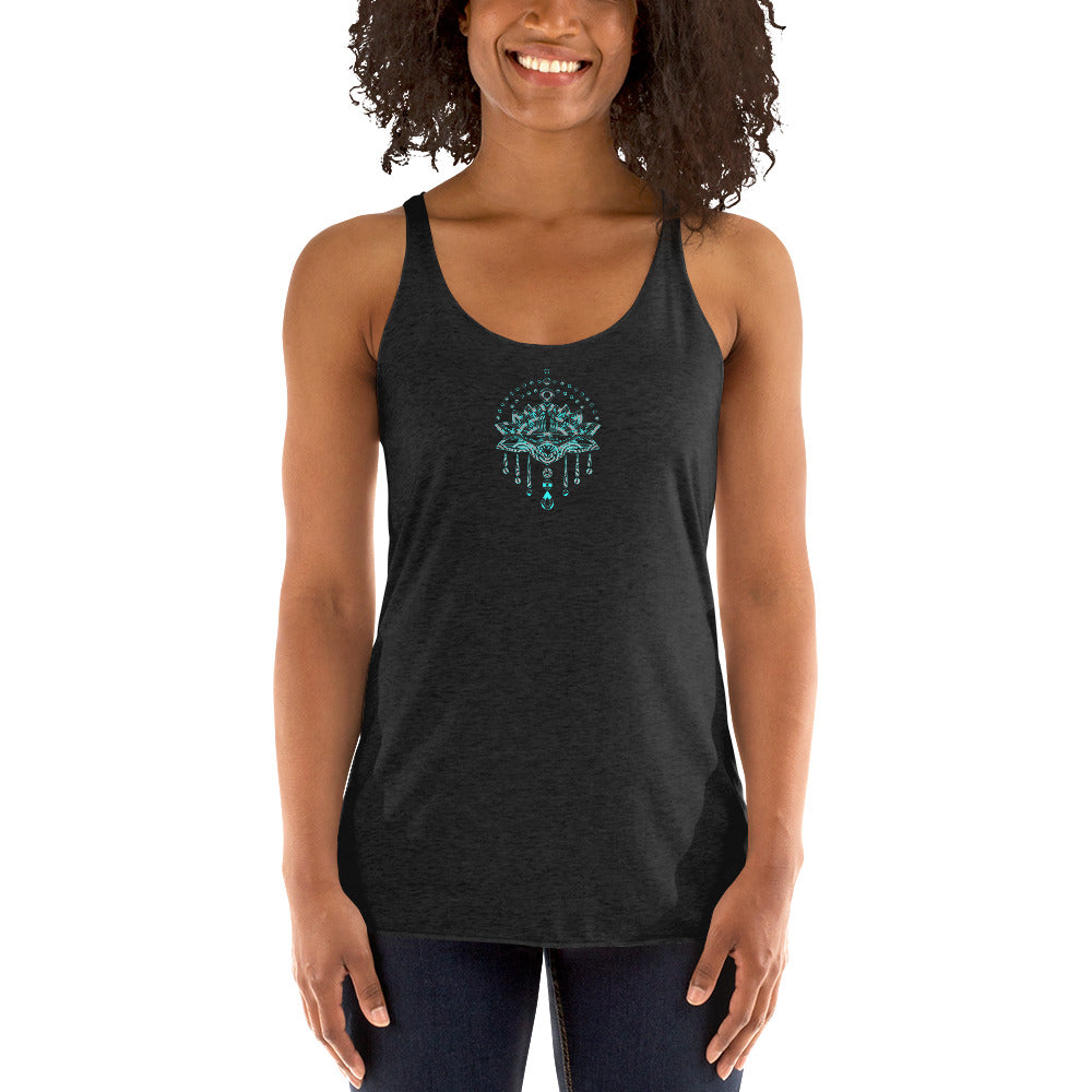 Mermaid Ebony Women's Racerback Tank