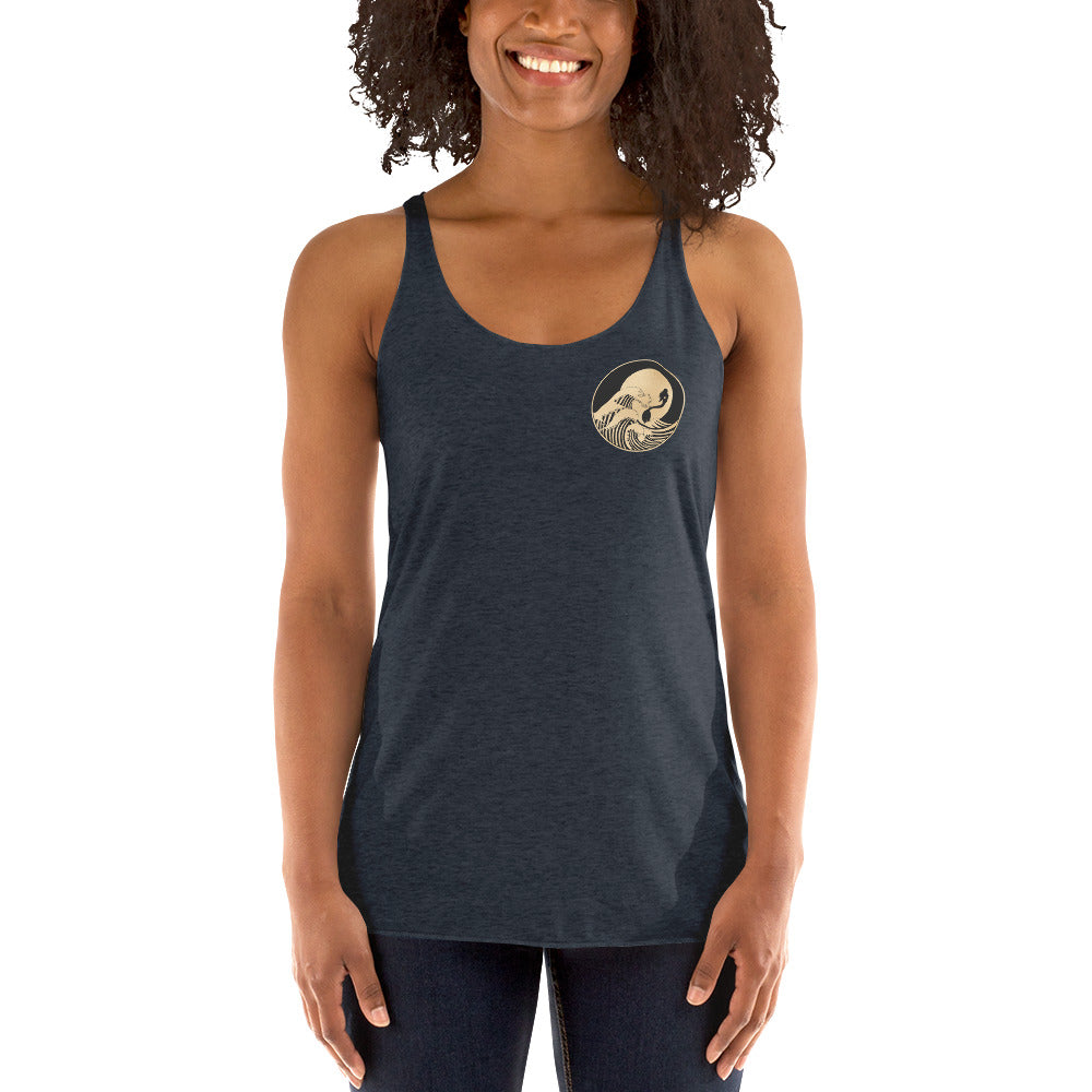 Mermaid Gold Surf Women's Racerback Tank