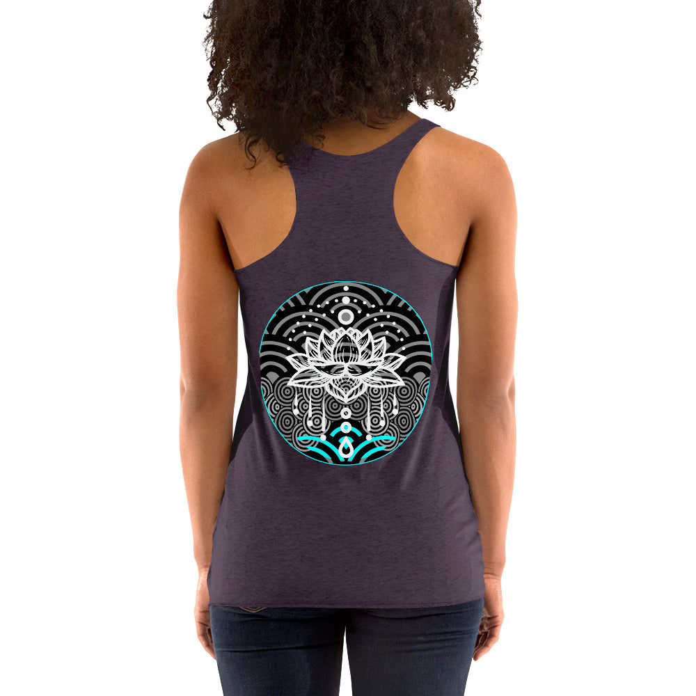 Mermaid Ebony Women's Racerback Tank