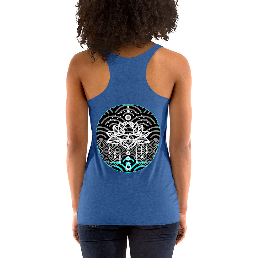 Mermaid Ebony Women's Racerback Tank