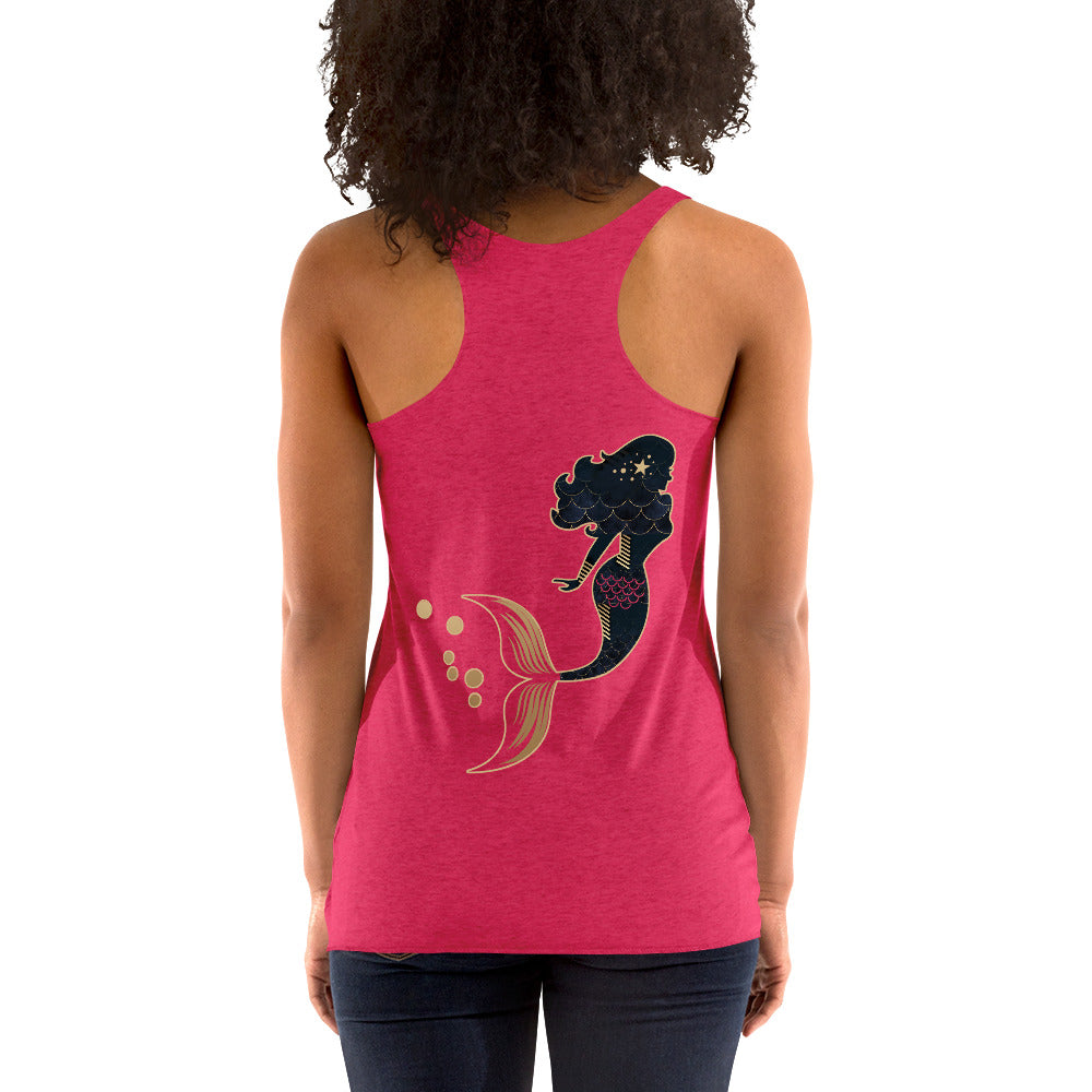 Mermaid Pearl Women's Racerback Tank