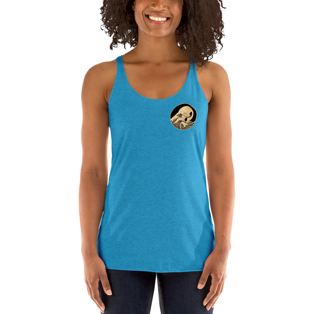 Mermaid Gold Surf Women's Racerback Tank