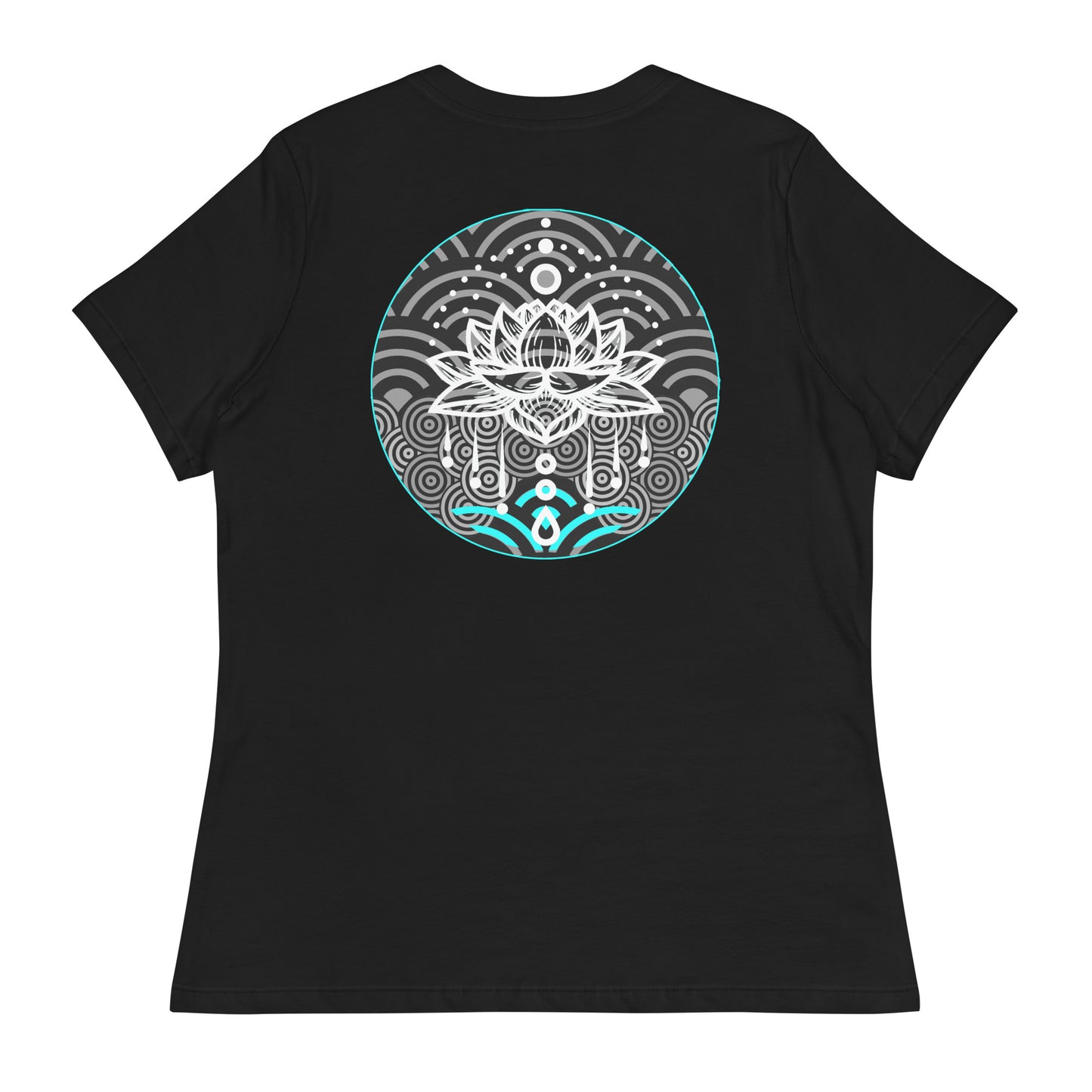 Ladies Eco-Enviro-Friendly & Ethically Sourced Relaxed T-Shirt Mermaid Ebony