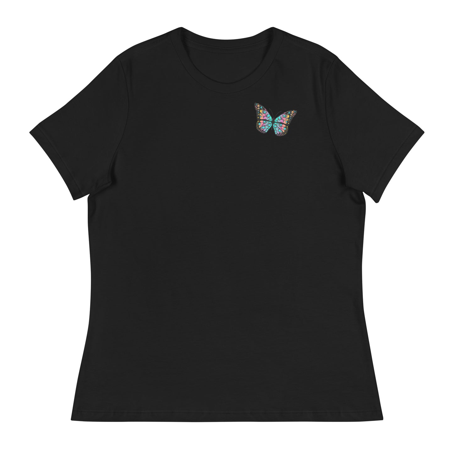 Ladies Eco-Enviro-Friendly & Ethically Sourced Relaxed T-Shirt Butterfly