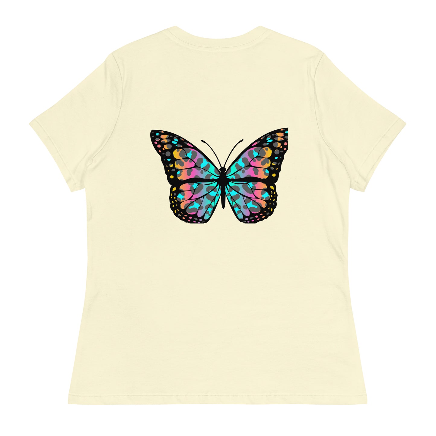 Ladies Eco-Enviro-Friendly & Ethically Sourced Relaxed T-Shirt Butterfly