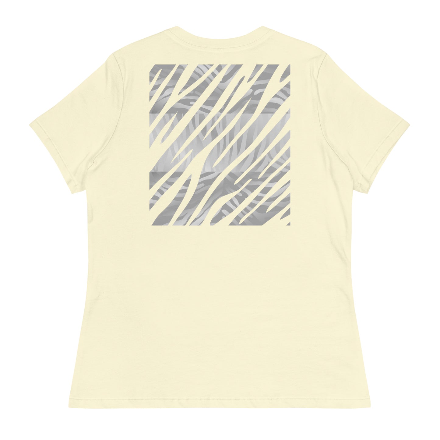 Ladies Eco-Enviro-Friendly & Ethically Sourced Relaxed T-Shirt Ice Tiger