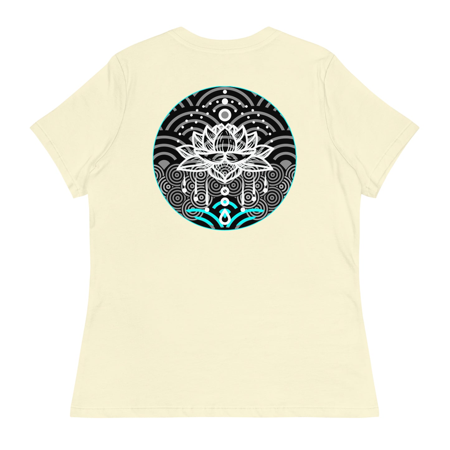 Ladies Eco-Enviro-Friendly & Ethically Sourced Relaxed T-Shirt Mermaid Ebony