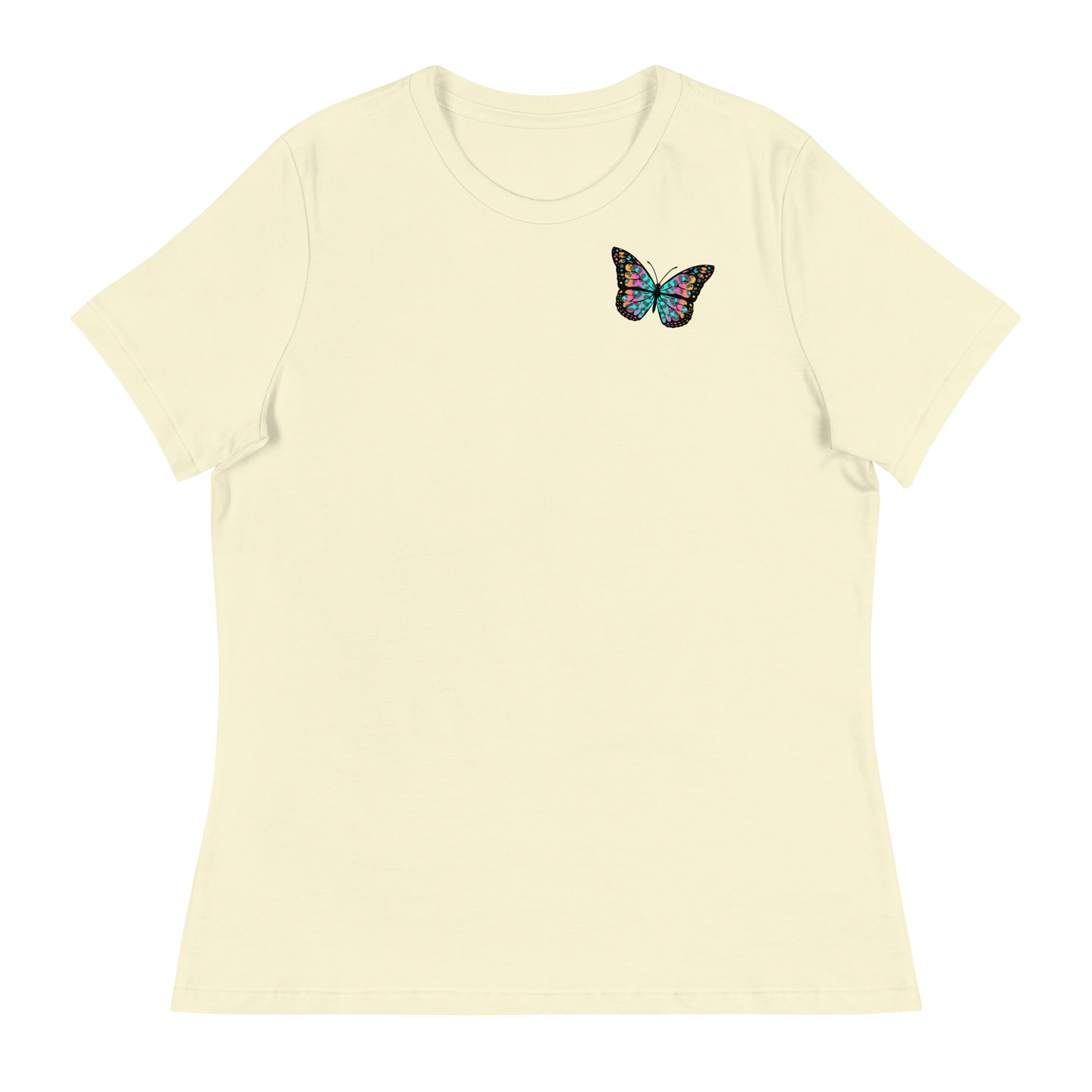 Ladies Eco-Enviro-Friendly & Ethically Sourced Relaxed T-Shirt Butterfly