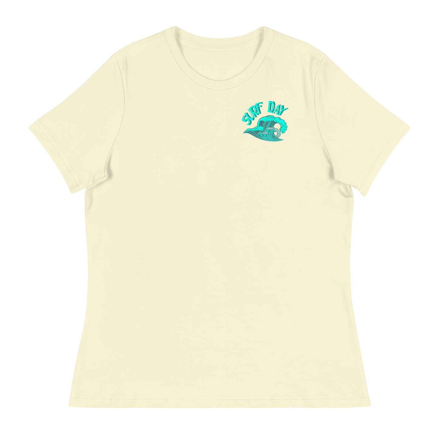 Ladies Eco-Enviro-Friendly & Ethically Sourced Relaxed T-Shirt Surf Day