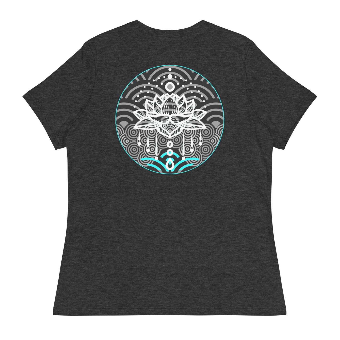 Ladies Eco-Enviro-Friendly & Ethically Sourced Relaxed T-Shirt Mermaid Ebony