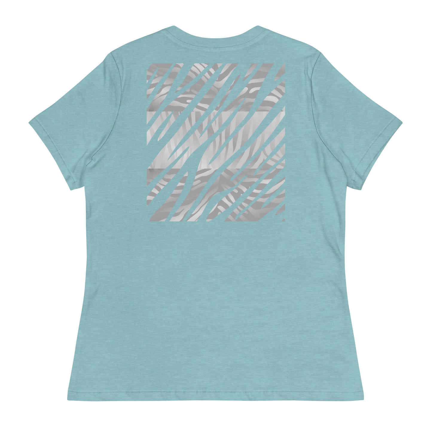 Ladies Eco-Enviro-Friendly & Ethically Sourced Relaxed T-Shirt Ice Tiger