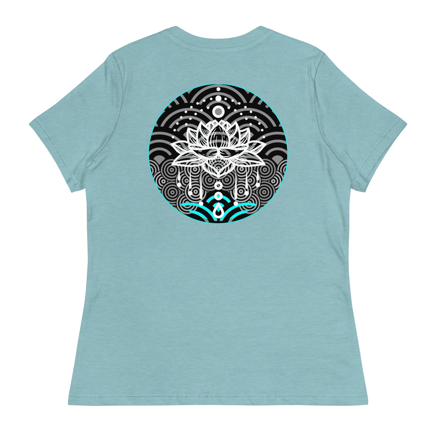 Ladies Eco-Enviro-Friendly & Ethically Sourced Relaxed T-Shirt Mermaid Ebony