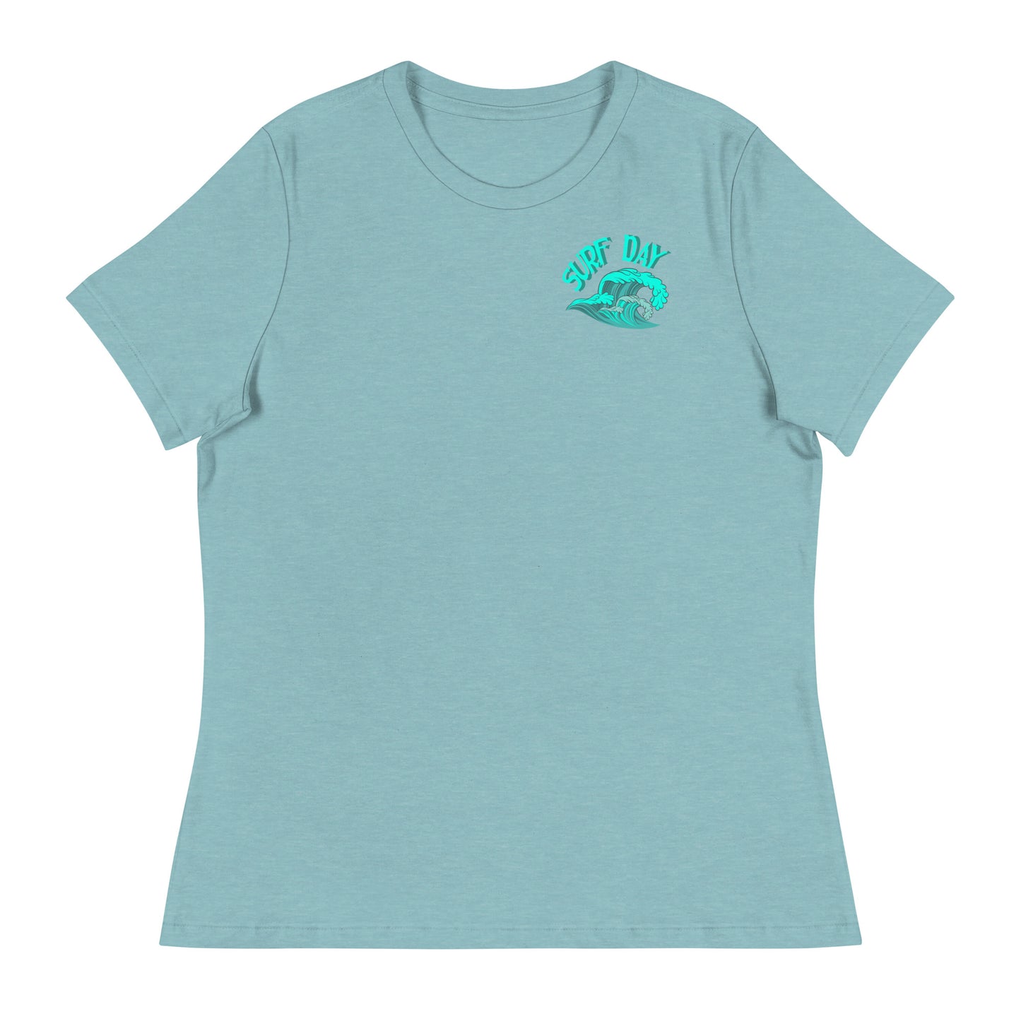 Ladies Eco-Enviro-Friendly & Ethically Sourced Relaxed T-Shirt Surf Day