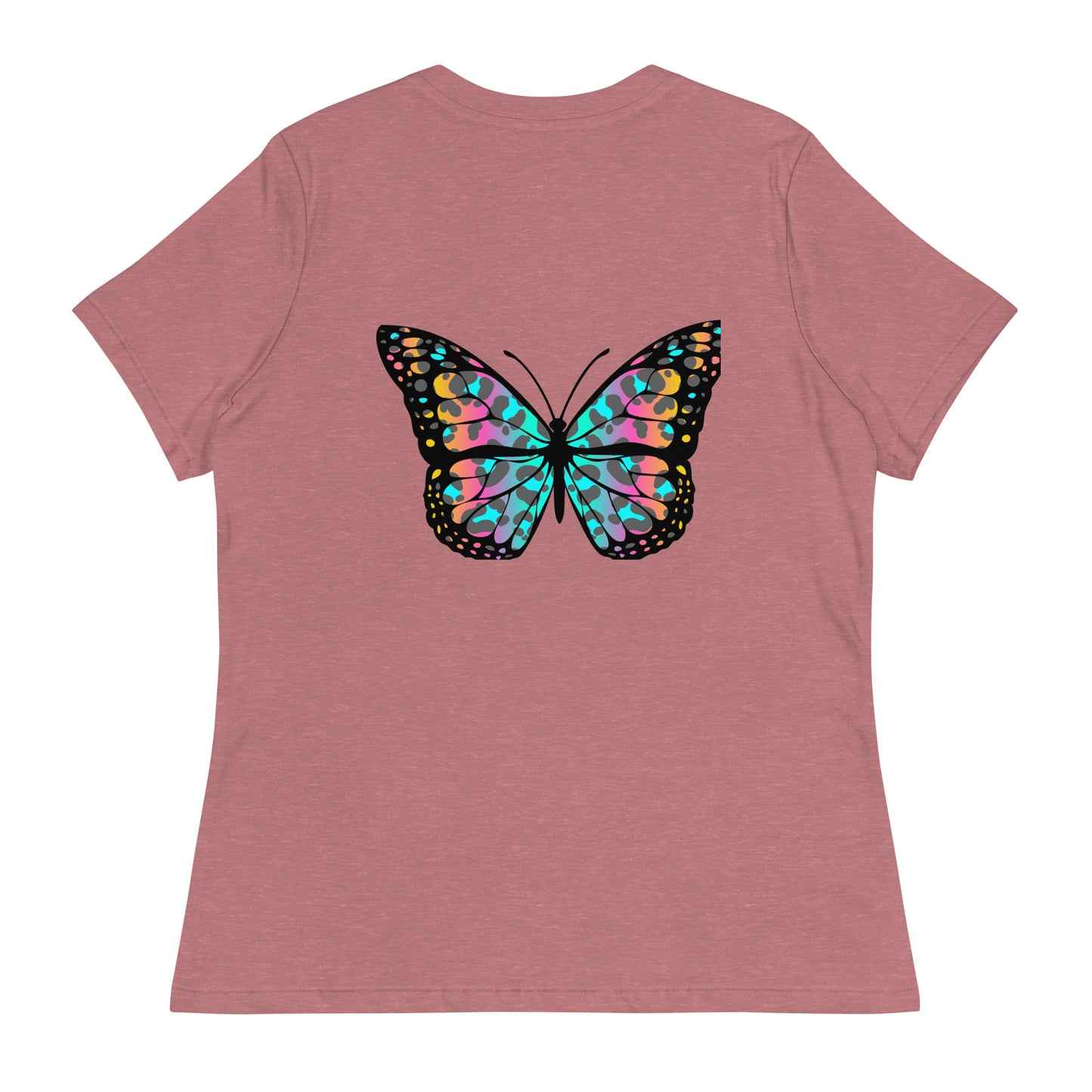 Ladies Eco-Enviro-Friendly & Ethically Sourced Relaxed T-Shirt Butterfly