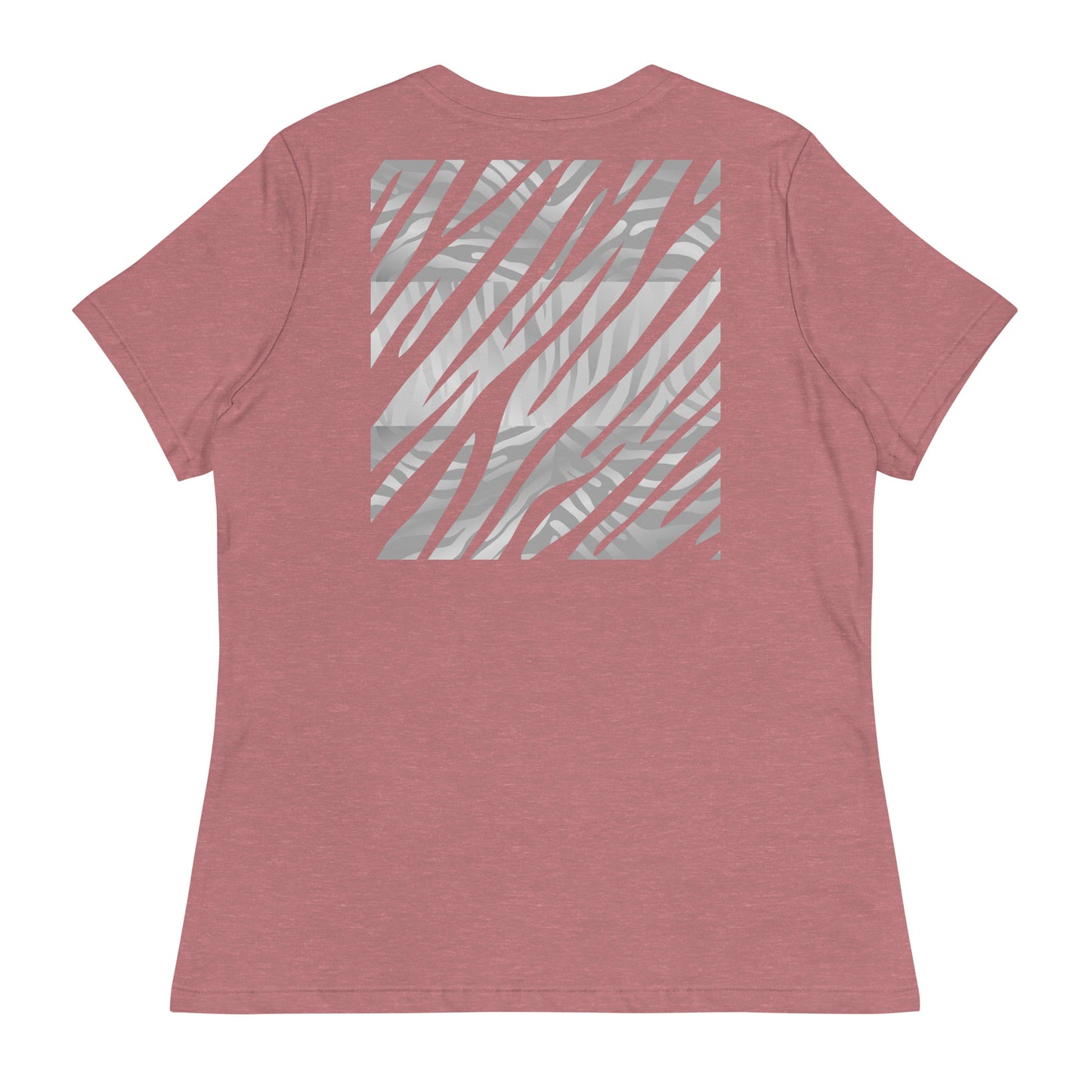 Ladies Eco-Enviro-Friendly & Ethically Sourced Relaxed T-Shirt Ice Tiger