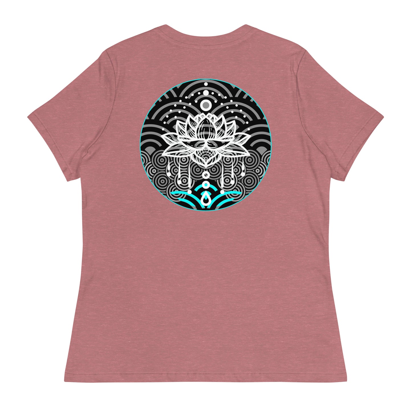 Ladies Eco-Enviro-Friendly & Ethically Sourced Relaxed T-Shirt Mermaid Ebony