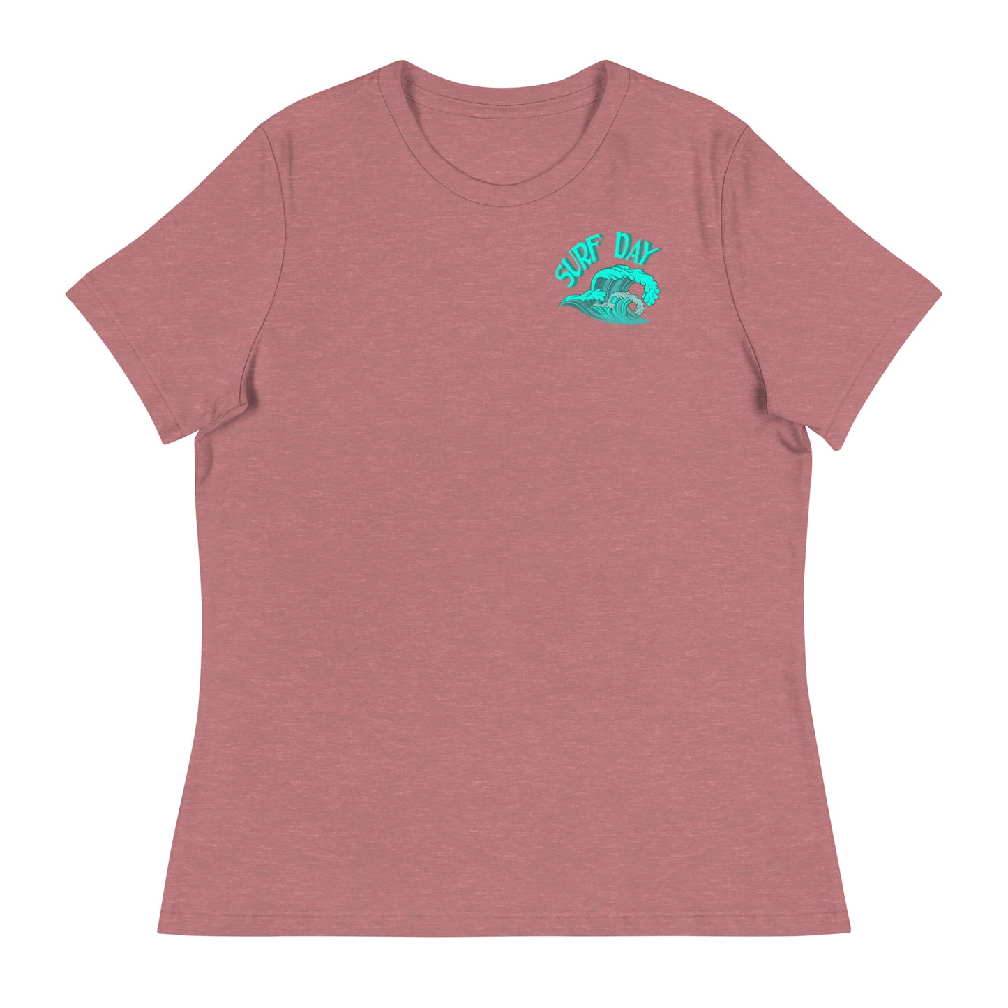 Ladies Eco-Enviro-Friendly & Ethically Sourced Relaxed T-Shirt Surf Day