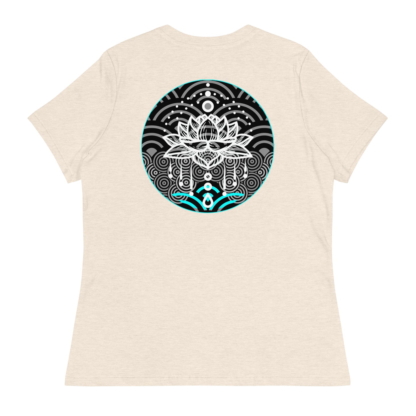 Ladies Eco-Enviro-Friendly & Ethically Sourced Relaxed T-Shirt Mermaid Ebony