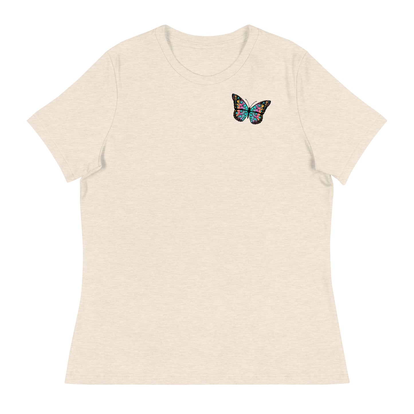 Ladies Eco-Enviro-Friendly & Ethically Sourced Relaxed T-Shirt Butterfly